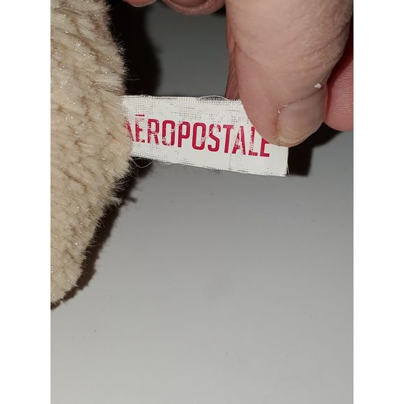 Aeropostale Teddy Bear Plush Stuffed Animal Collectible Vintage 80's Soft As-Is - Picture 5 of 13
